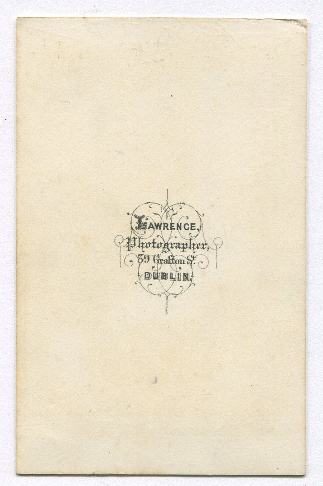 BEAUTIFUL YOUNG WOMAN IN TWO TONED TRIMMED DRESS. CDV. DUBLIN, IRELAND.