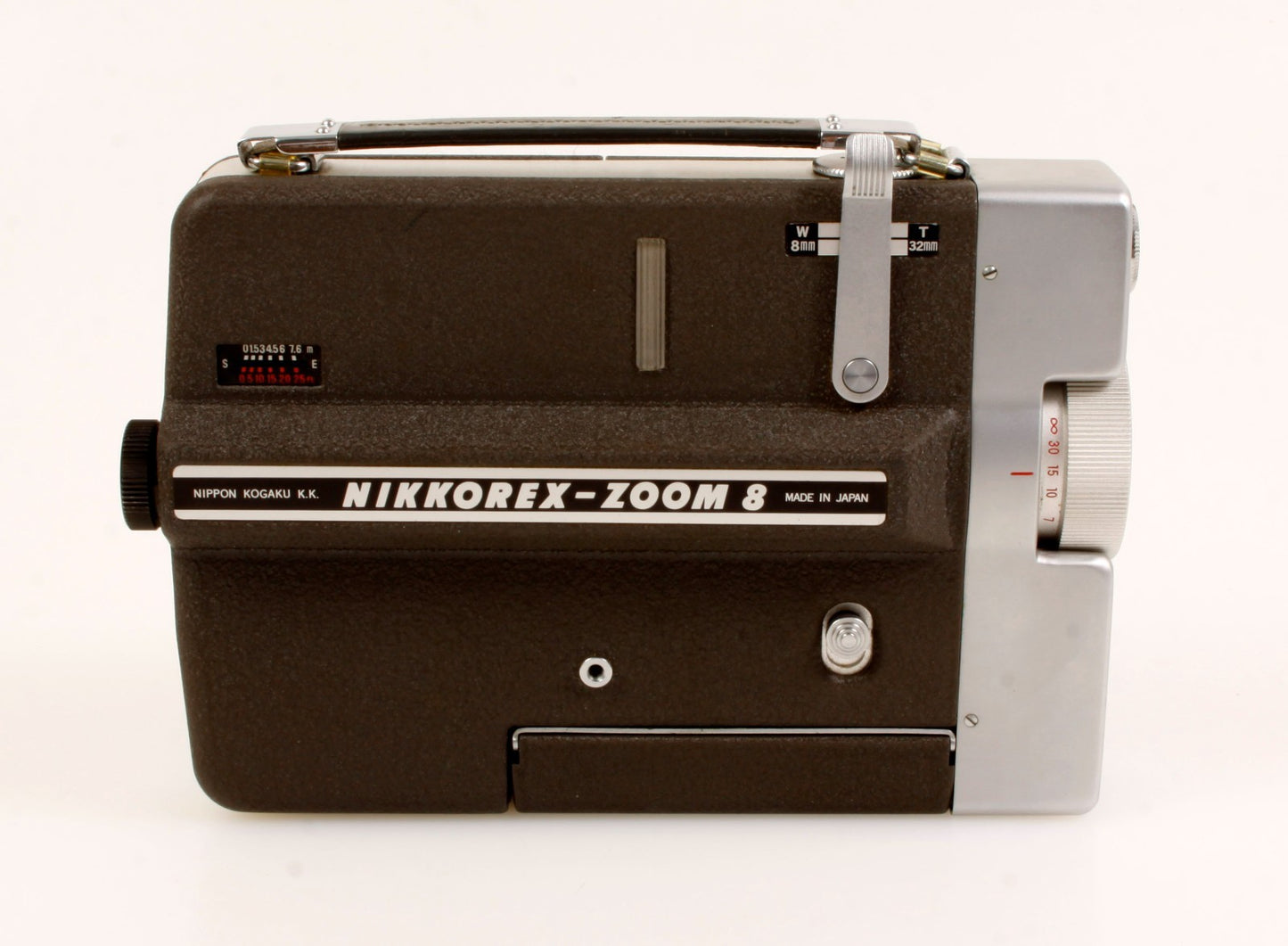 Vintage Nikon Nikkorex-Zoom 8 Regular 8mm Cine Film Camera Tested For Parts