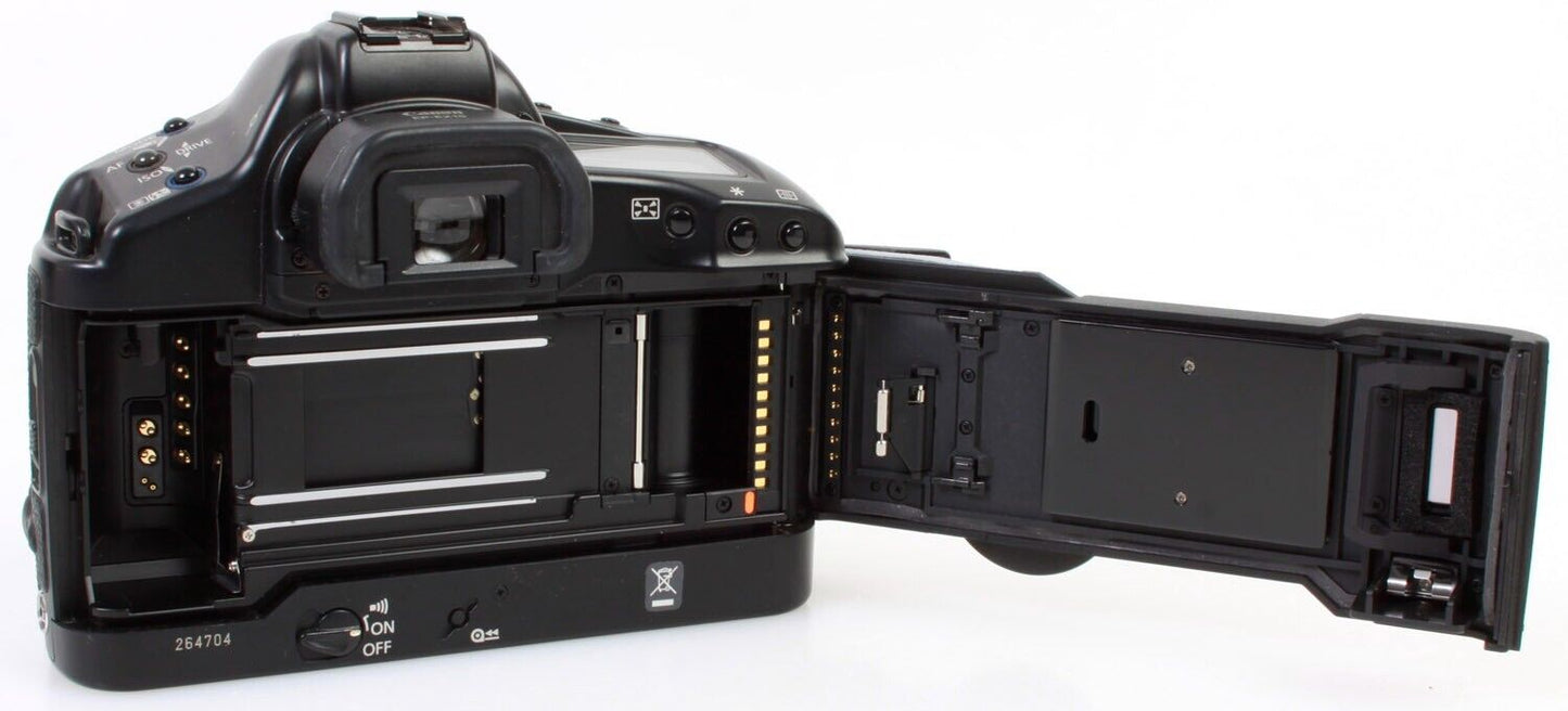 Canon EOS-1 V 35mm SLR Camera Body w/ EP-EX15 Eyepiece, Box & Literature