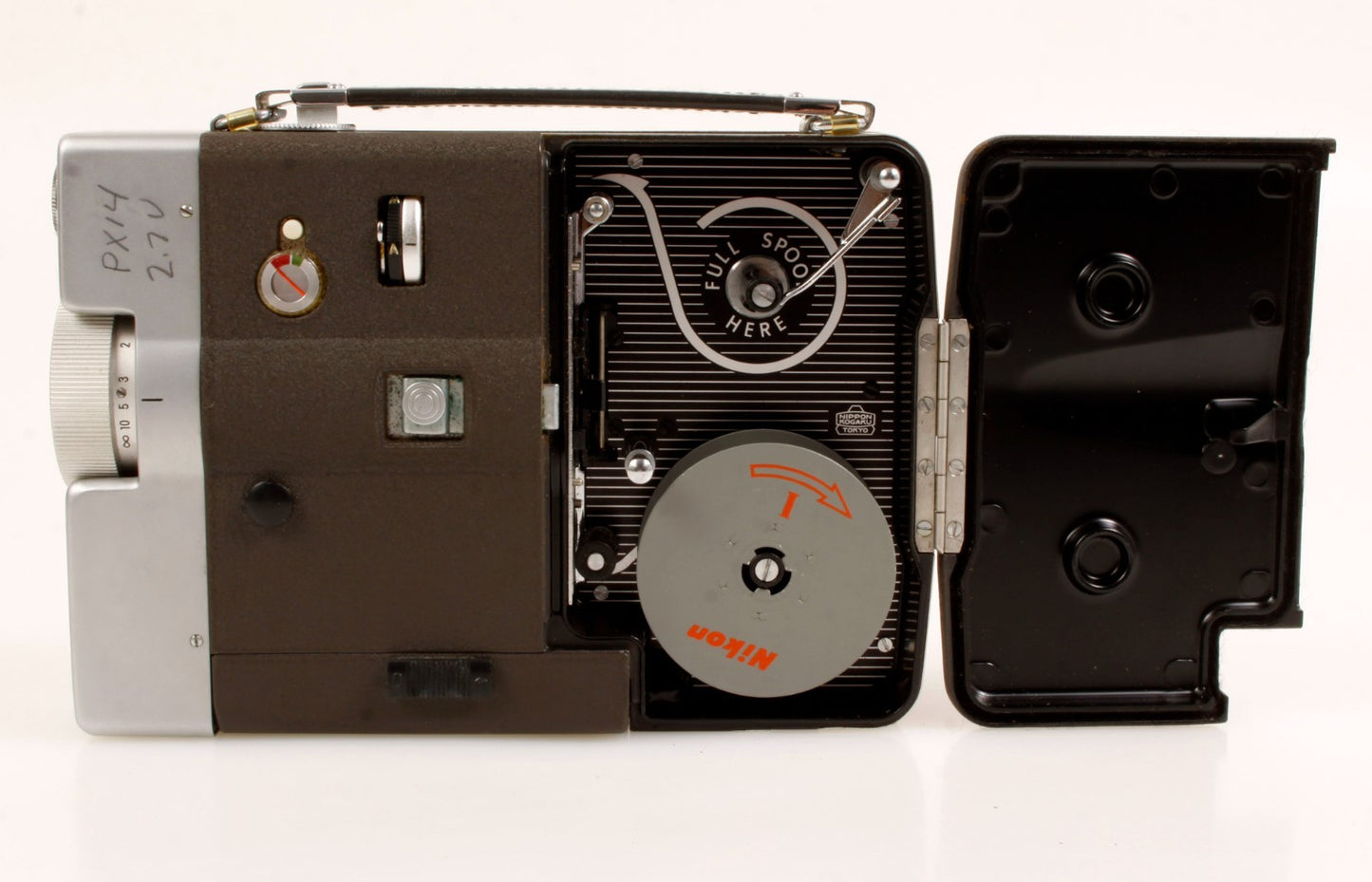 Vintage Nikon Nikkorex-Zoom 8 Regular 8mm Cine Film Camera Tested For Parts