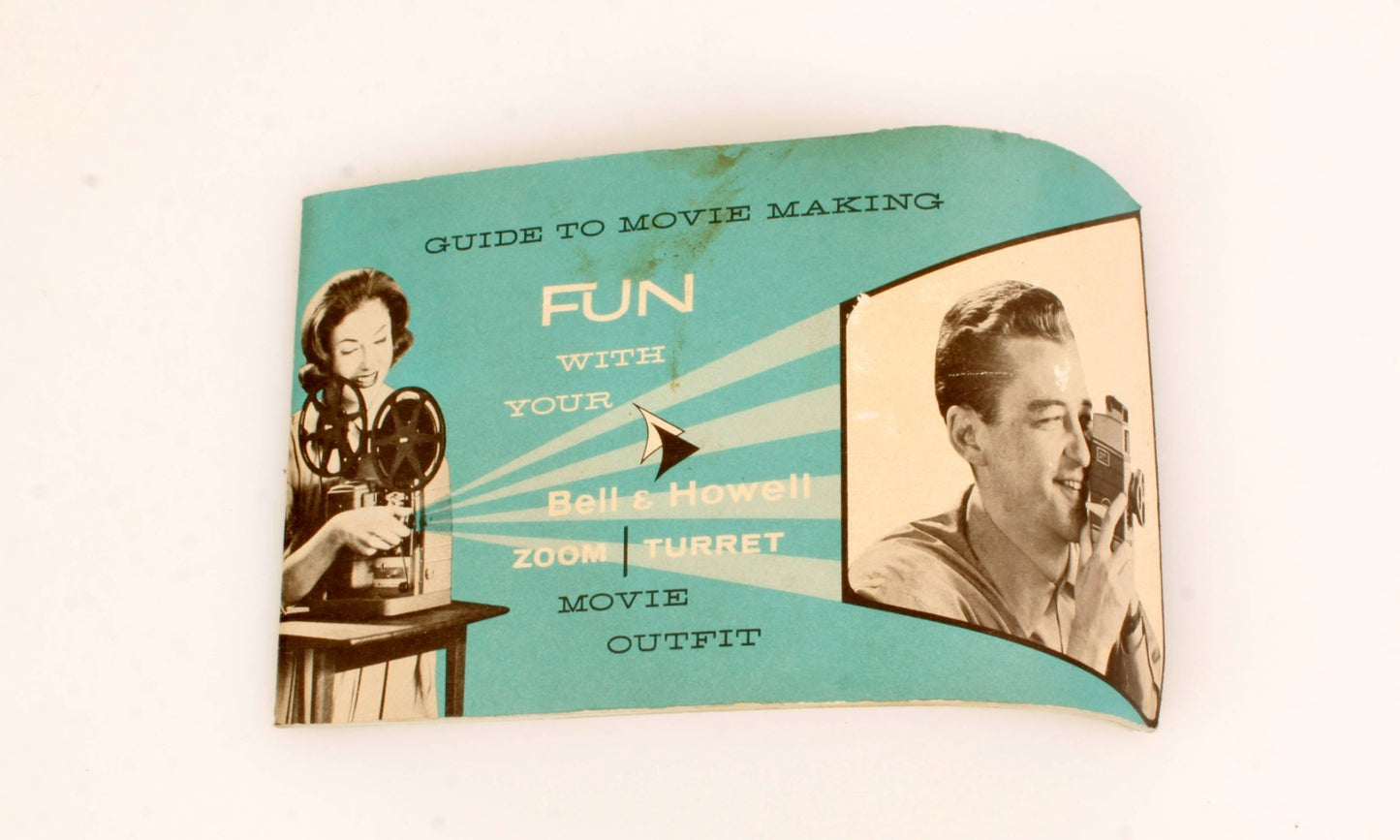 Antique Bell & Howell 333 Sun Dial Movie Camera PROP/DISPLAY ONLY ONLY