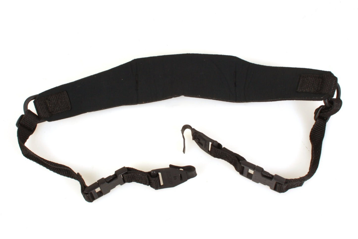 Vintage OP/TECH USA Camera Neck Strap - 2.25in Wide, 40in Adjustable, Black