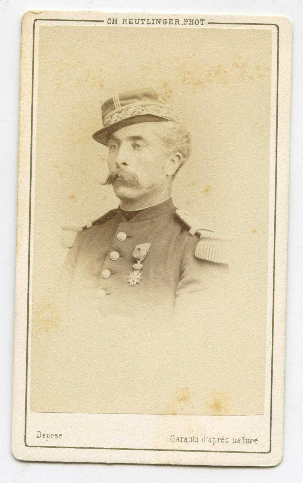 FRENCH GENERAL, GASTON ALEXANDRE AUGUSTE, MARQUIS DE GALLIFFET CDV