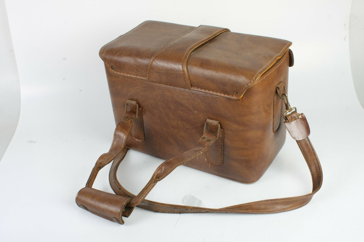 Leather Vintage Camera Bag with Camera Case