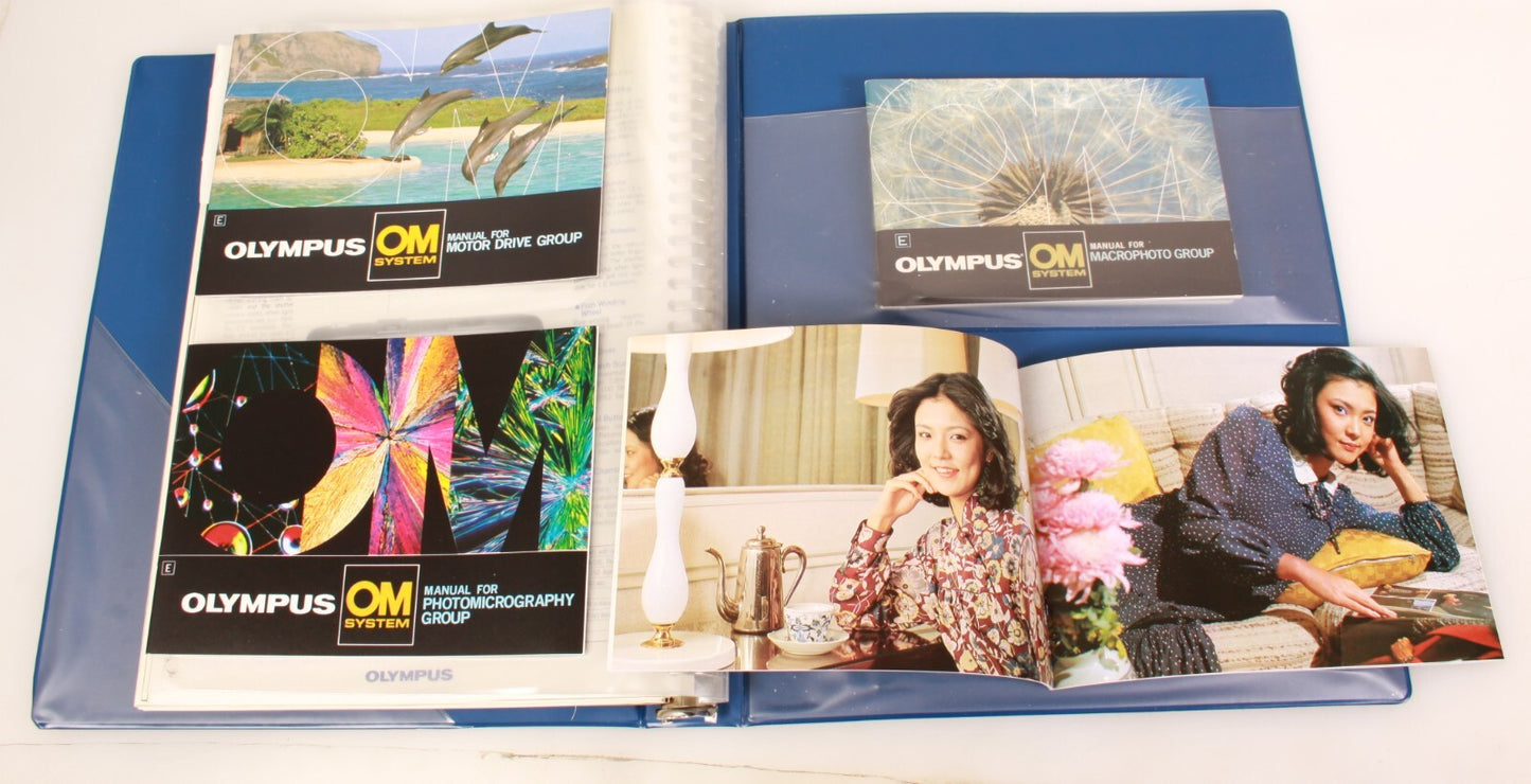 Vintage Olympus Sales Information File Reference Book MASSIVE PROMO PACK - NOS