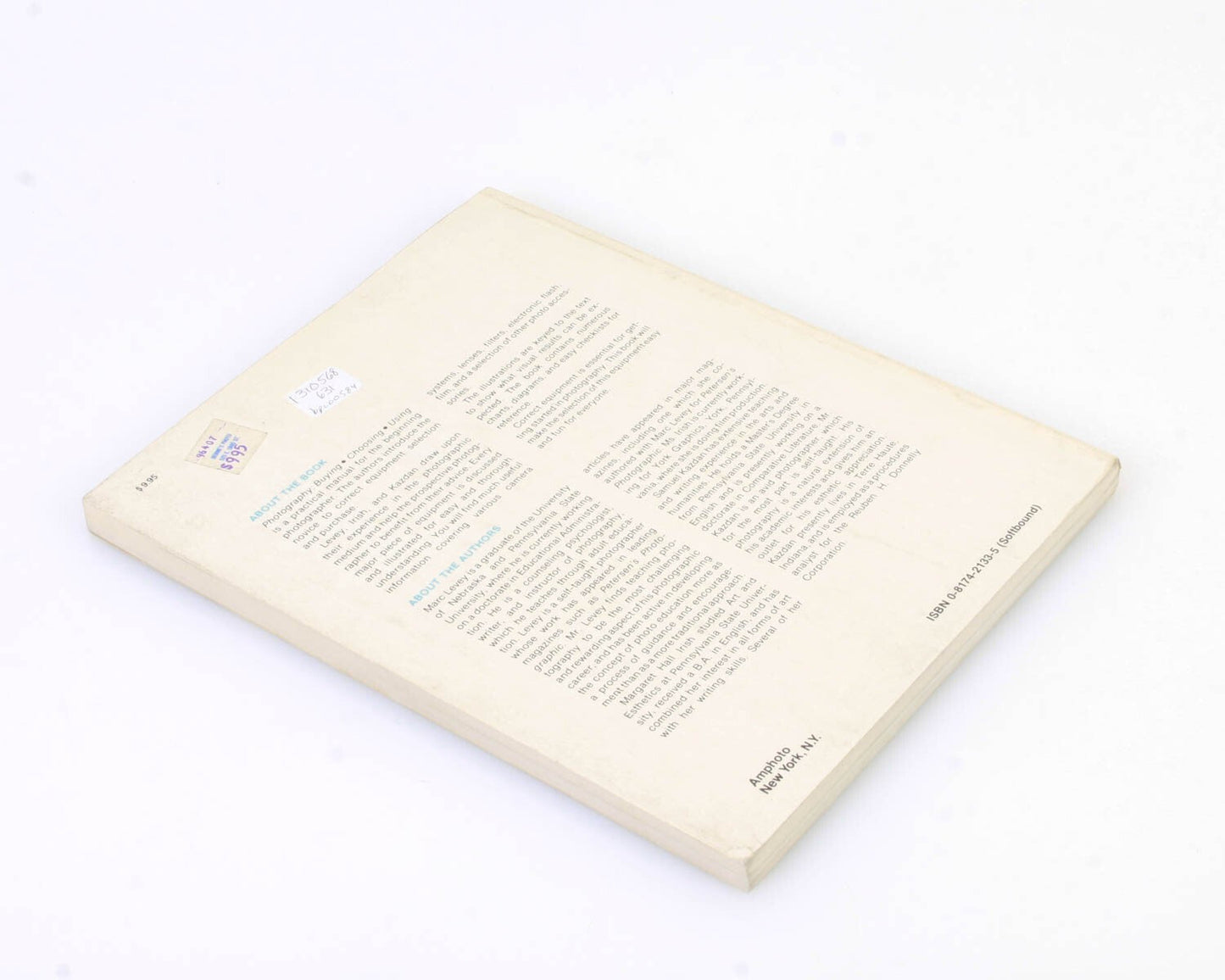 "Photography: Buying, Choosing, Using" Vintage Photography Book