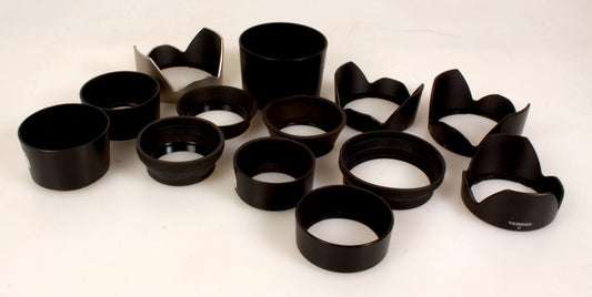 Lens Hood Lot of 12