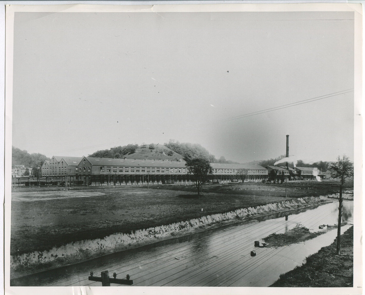 WESTINGHOUSE PLANT. EAST PITTSBURGH, PA. BLACK AND WHITE SILVER PRINT 8 X 10.