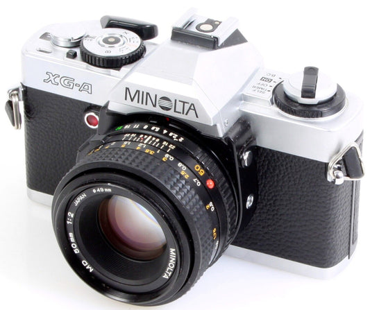 Minolta XG-A 35mm SLR Camera with 50mm f/1.2 Lens