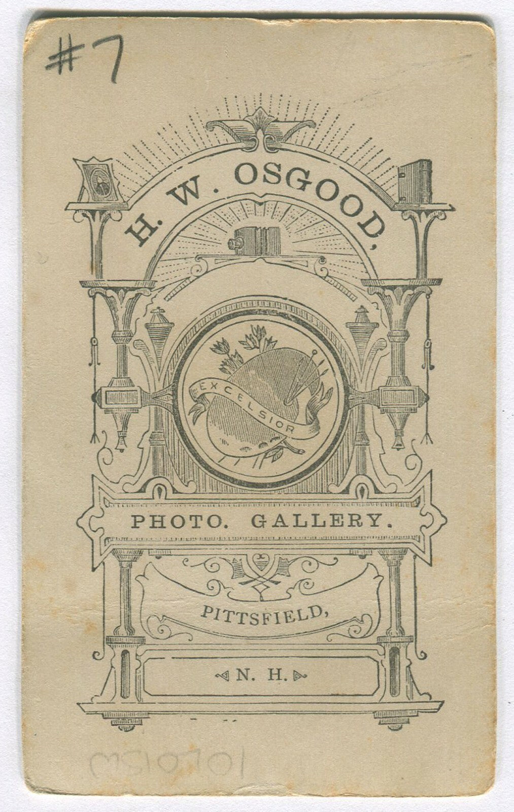 YOUNG BOY, POUTY FROWN. CDV. PITTSFIELD N.H.