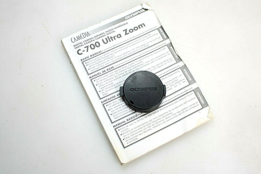 Olympus C-700 Ultra Zoom Instruction Manual and Lens Cap
