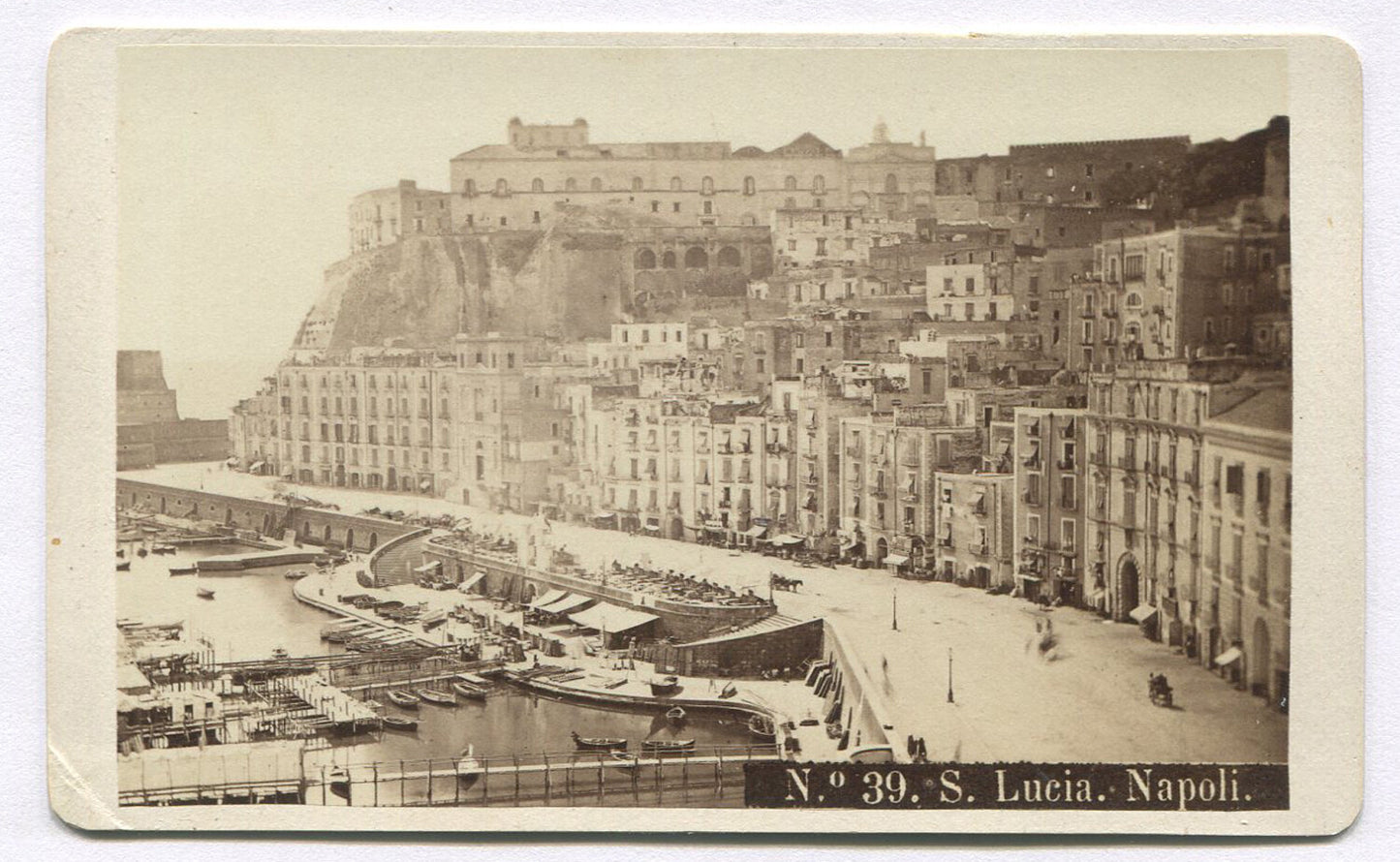 PORT ST. LUCIA. NAPOLI, ITALY. CDV.