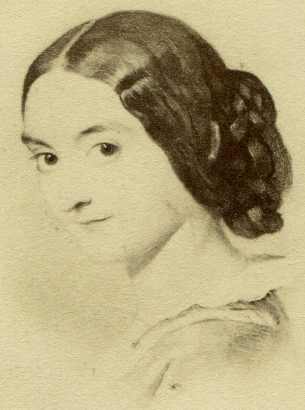 LADY HOLLAND, PHOTO OF ARTWORK. CDV.