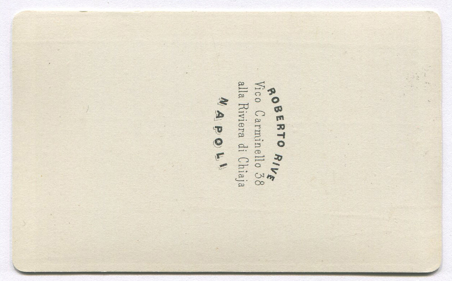 PORT ST. LUCIA. NAPOLI, ITALY. CDV.