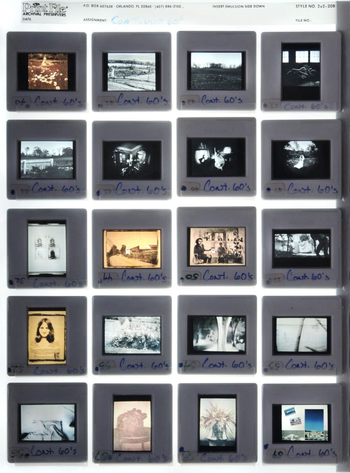 Fine Art Photography 1980s 35mm Slide Lot of 84