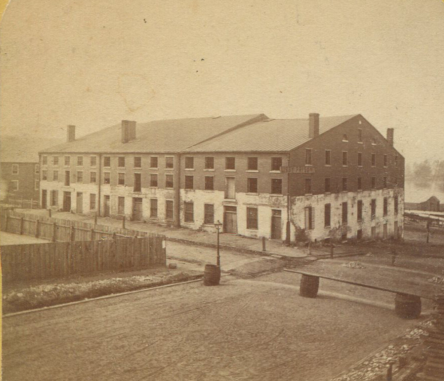 CIVIL WAR STEREOVIEW, LIBBY PRISON. RICHMOND, VA.