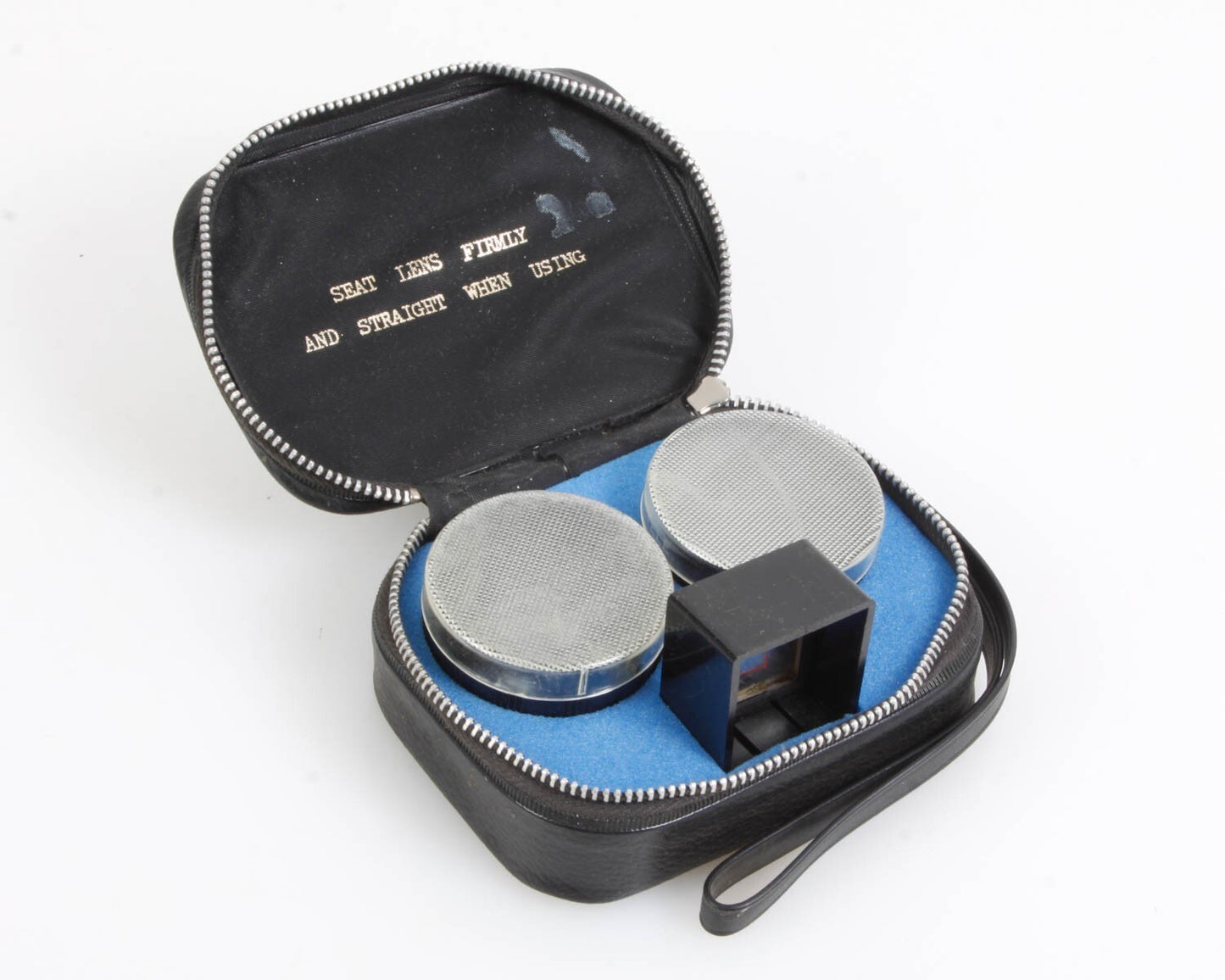 VINTAGE GOLD CREST TELE/WIDE ANGLE OPTISET MODEL 20 LENS SET W/ CASE