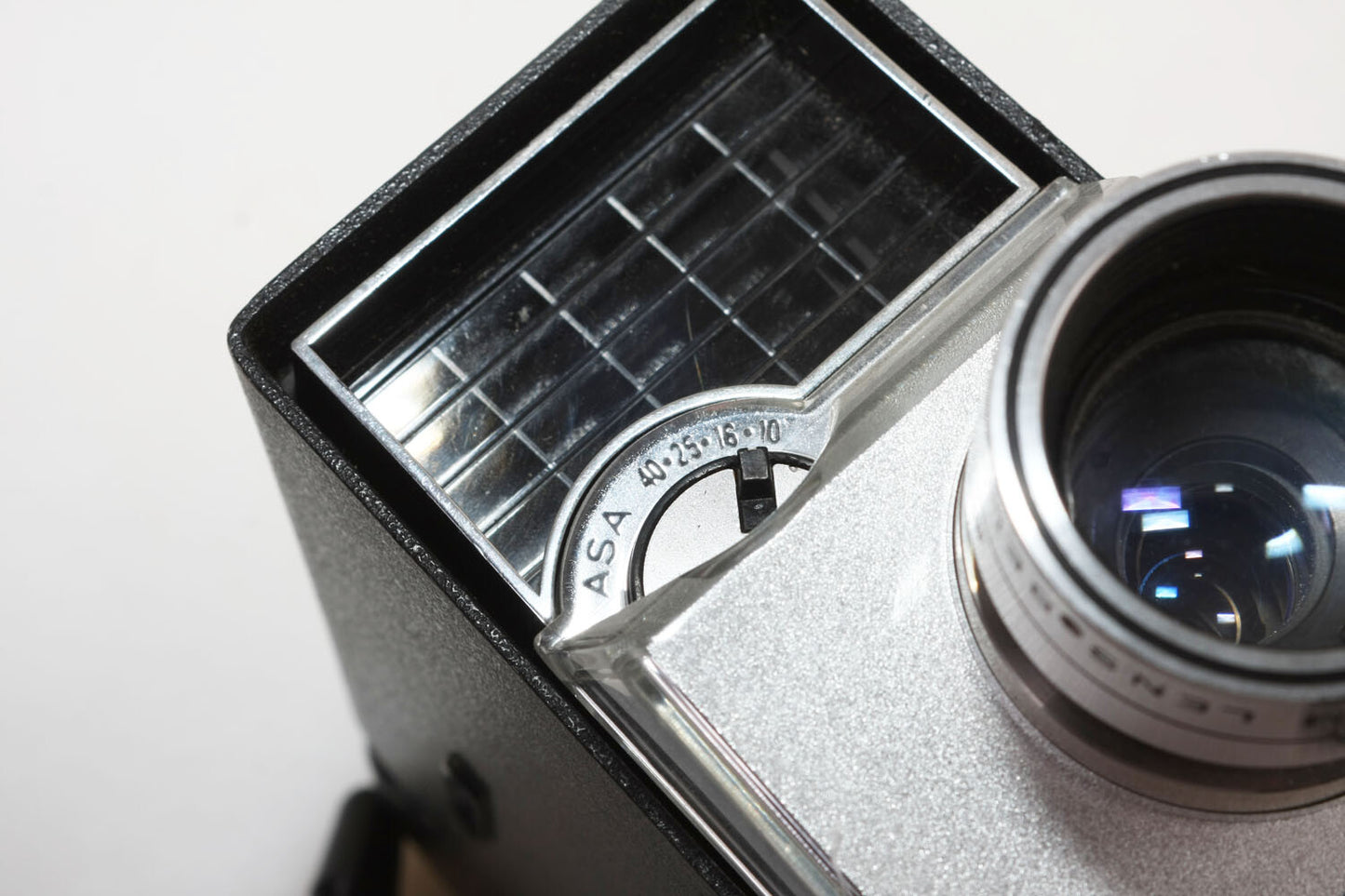 Bell and Howell Art Deco Movie Camera with F/1.8 Zoom Lens, Works