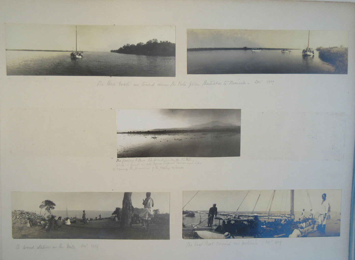 SIR DAVID BRUCE,MILITARY PHYSICIAN. PERSONAL TRAVEL PHOTO ALBUM W/STAMP.
