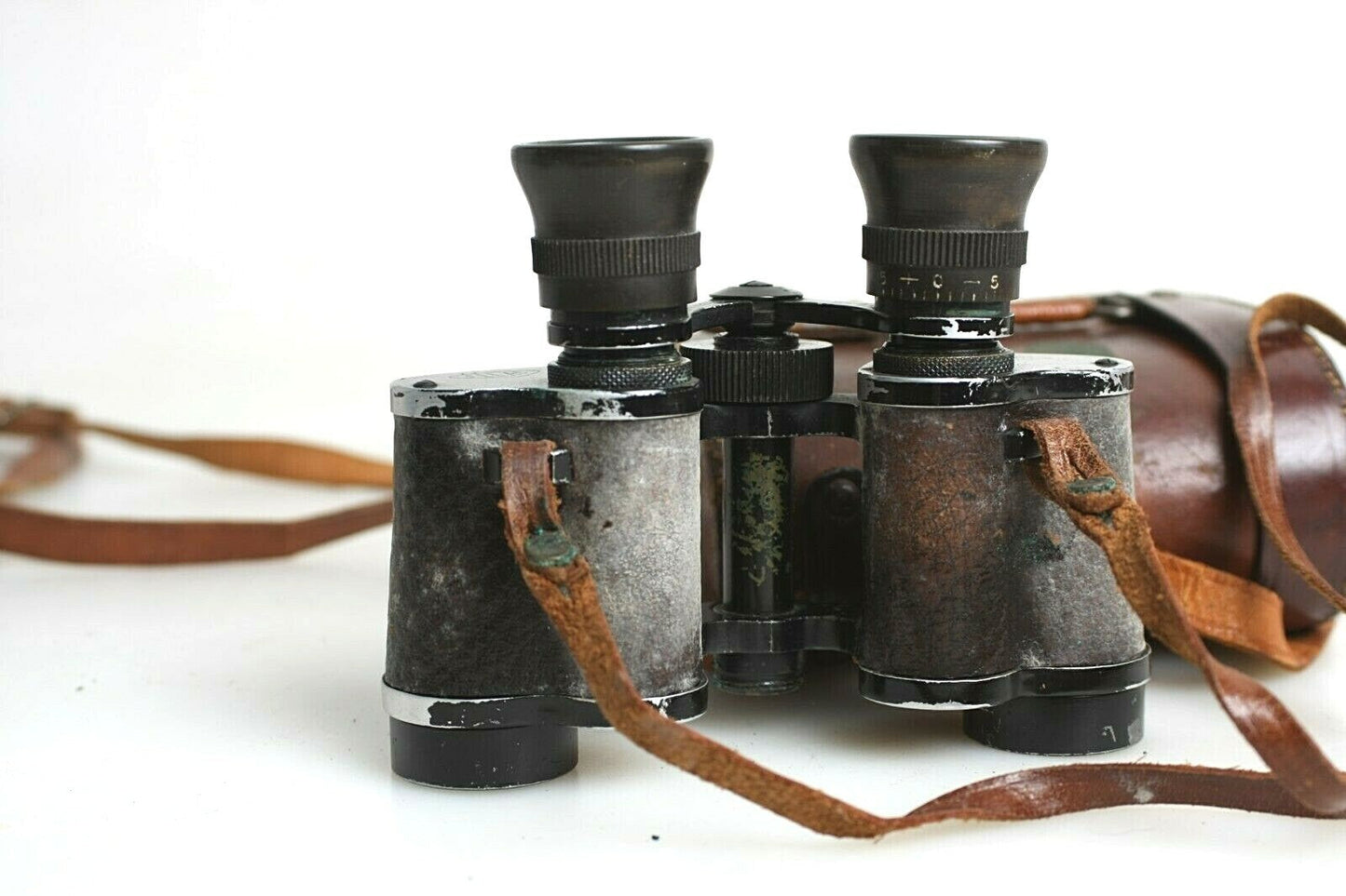 Antique Felag 8x Binoculars #1258 with Case