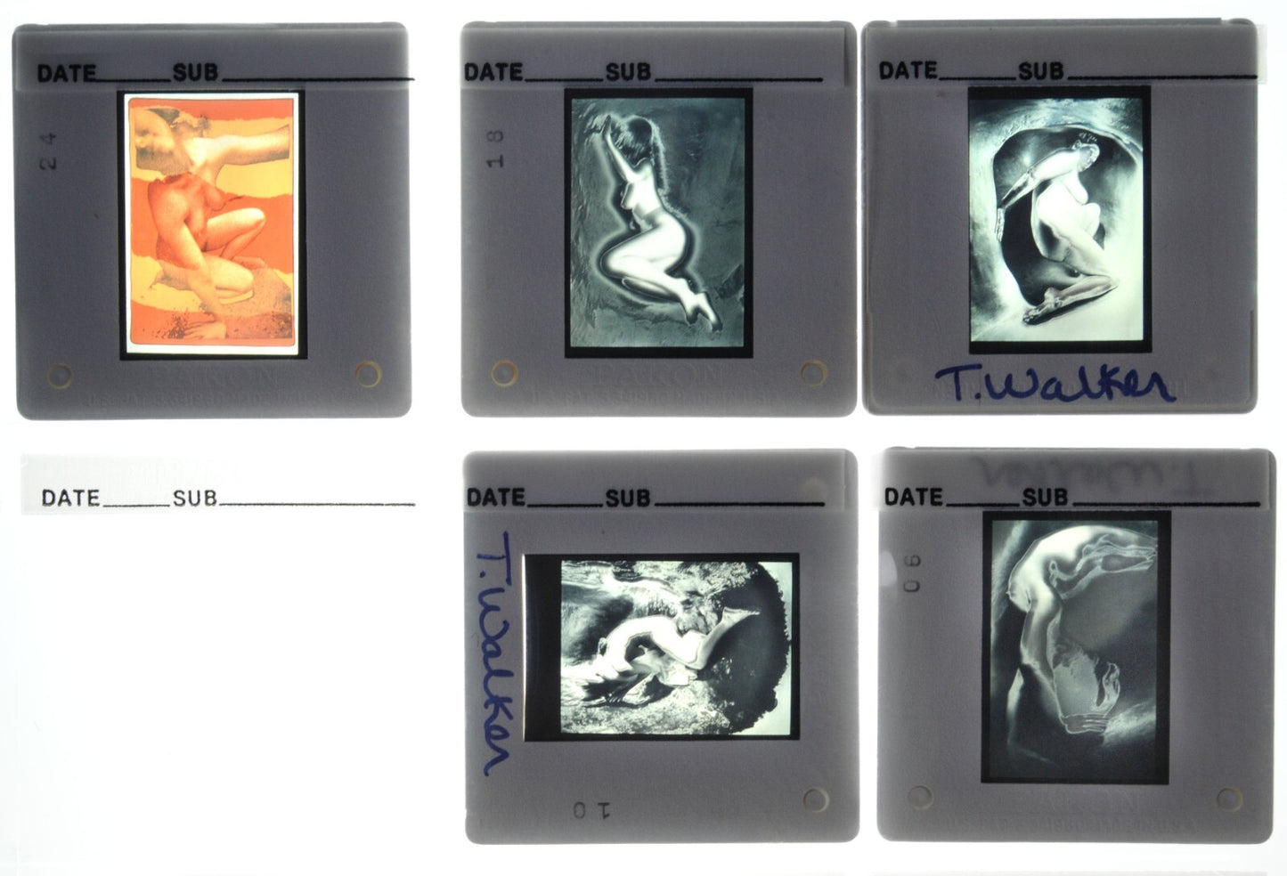 T. Walker Fine Art Photography 35mm Slide Lot of 45