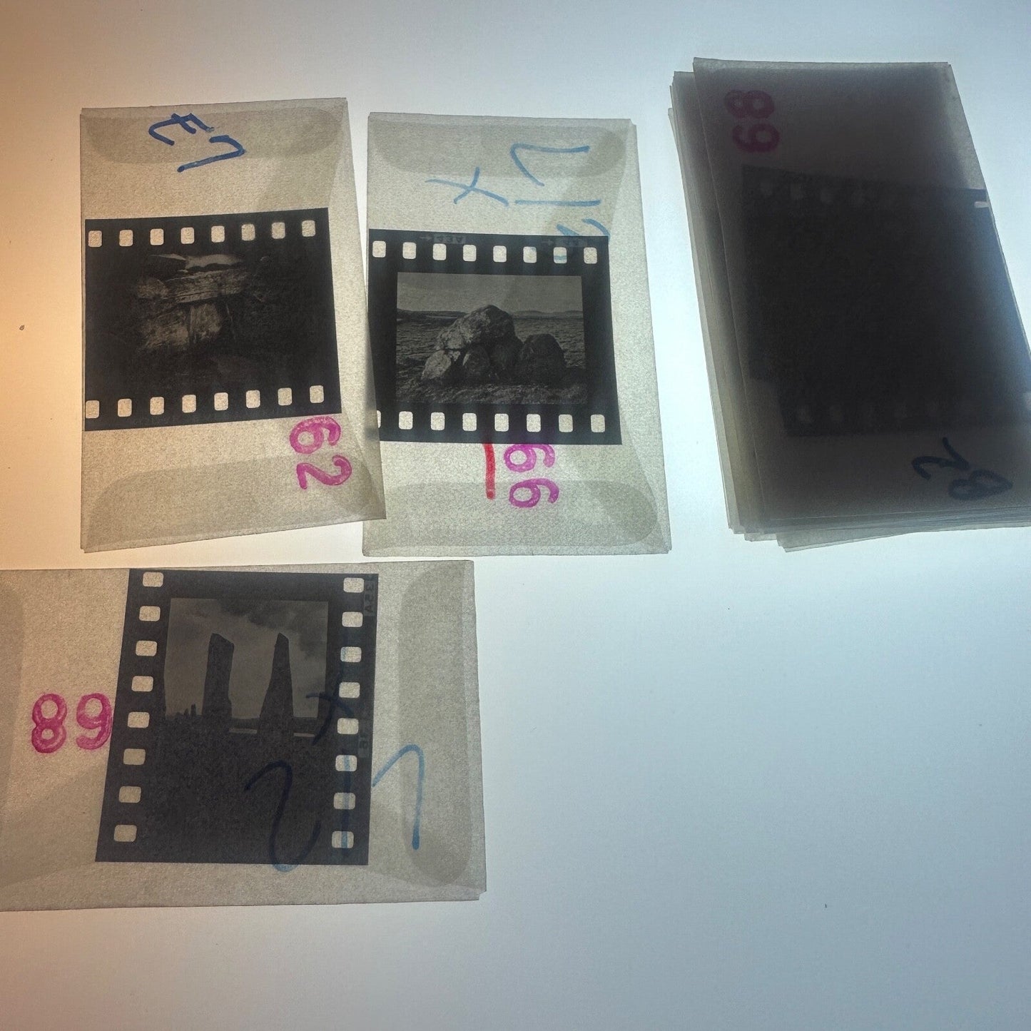Vintage Paul Caponigro 35mm Slides (15) Unmounted - Fine Art Photography for Study & Display