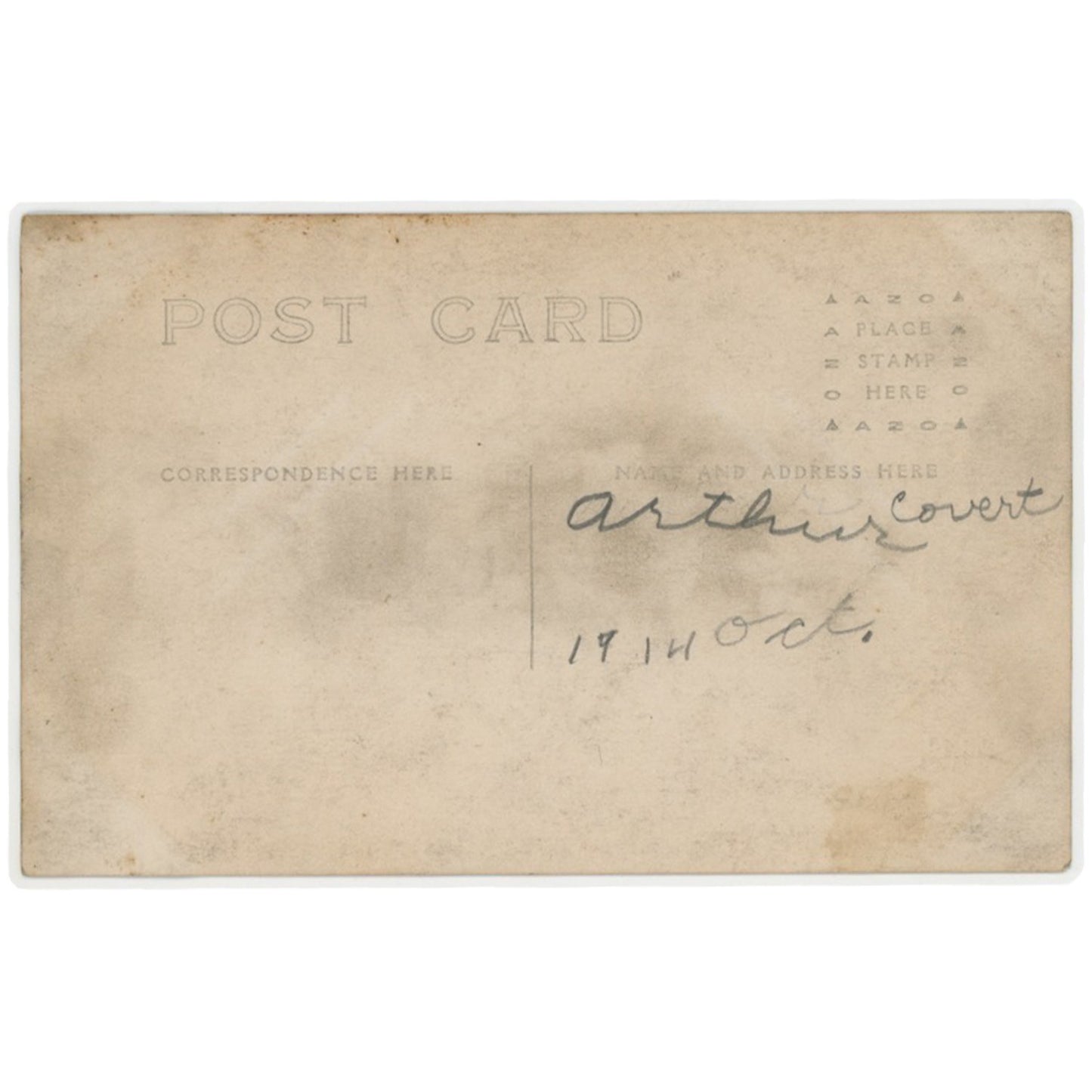 1914 VINTAGE SCHOOL PHOTOS (SET OF 2)  - ARTHUR COVERT