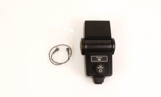 Universal Flash For 35mm Film  Cameras with Auto Exposure And Sync Cord TESTED