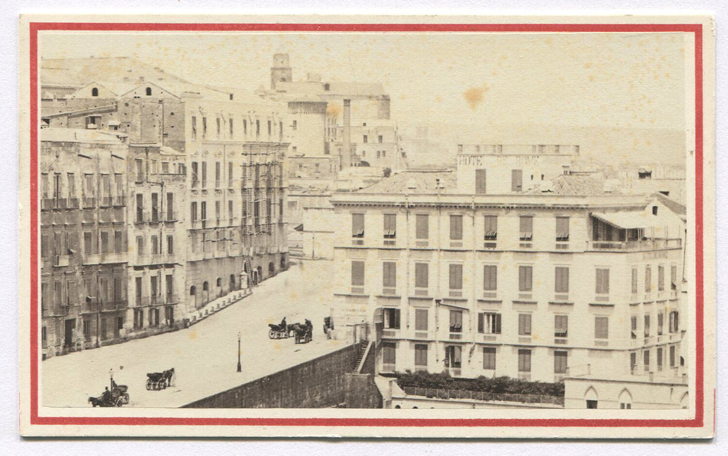 HOTEL DE BRACCO, NAPOLI, ITALY. CDV.