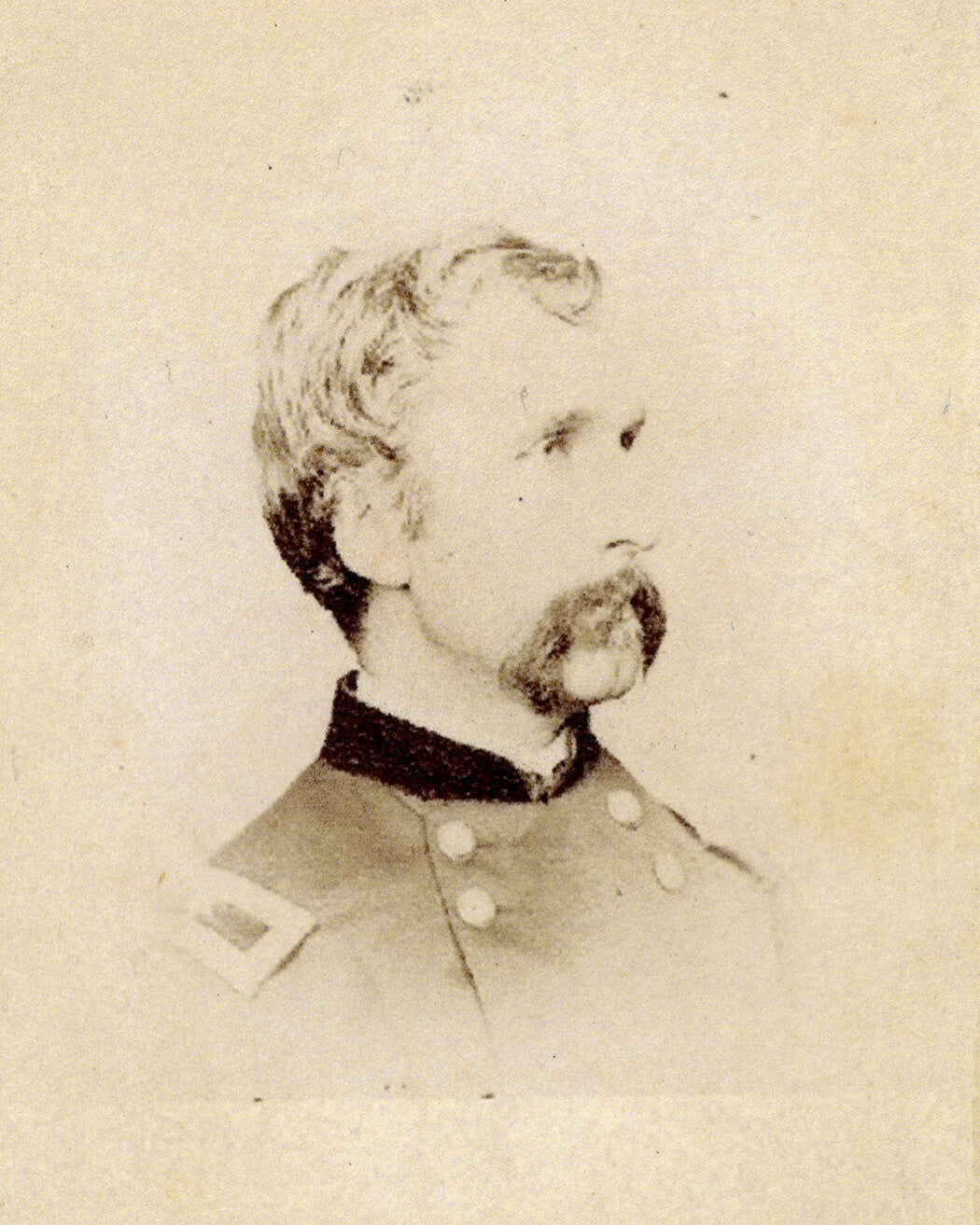8X10 REPRINT OF PORTRAIT OF FAMED GENERAL CHAMBERLAIN FROM ORIGINAL CDV