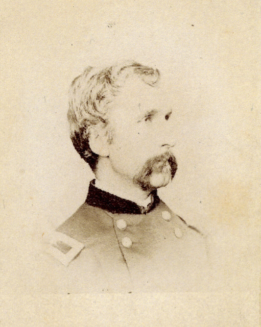 8X10 REPRINT OF PORTRAIT OF FAMED GENERAL CHAMBERLAIN FROM ORIGINAL CDV