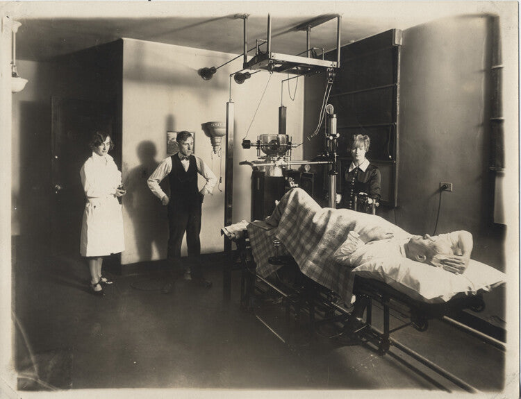 PHOTOS OF ROSELAND COMMUNITY HOSPITAL W/ NURSES, BABIES, & PATIENTS - SET OF TWO