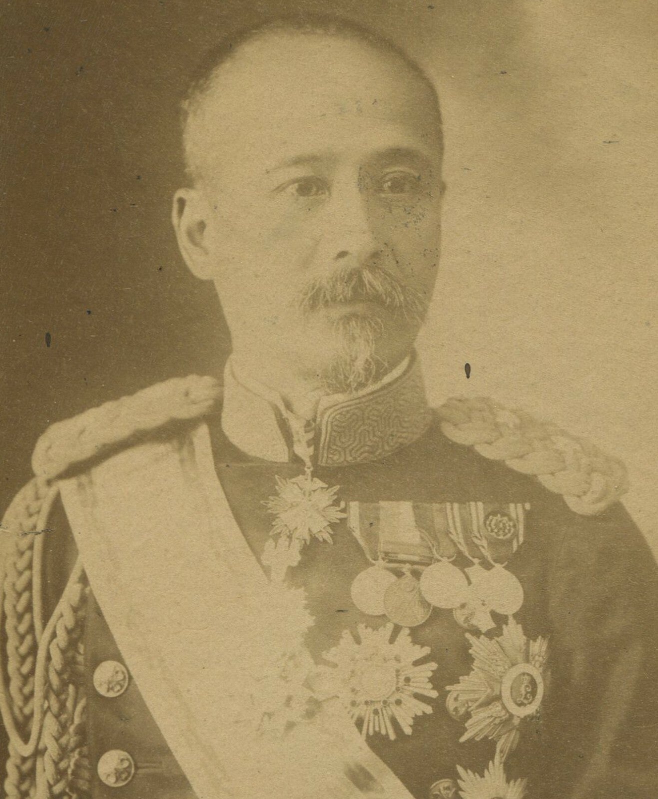 JAPANESE GENERAL VISCOUNT KODAMA GENTARO. CABINET CARD.