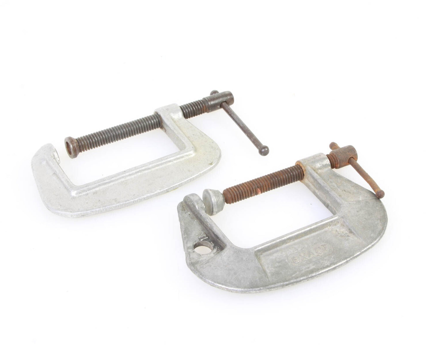 SET OF 2 C-CLAMPS, USED
