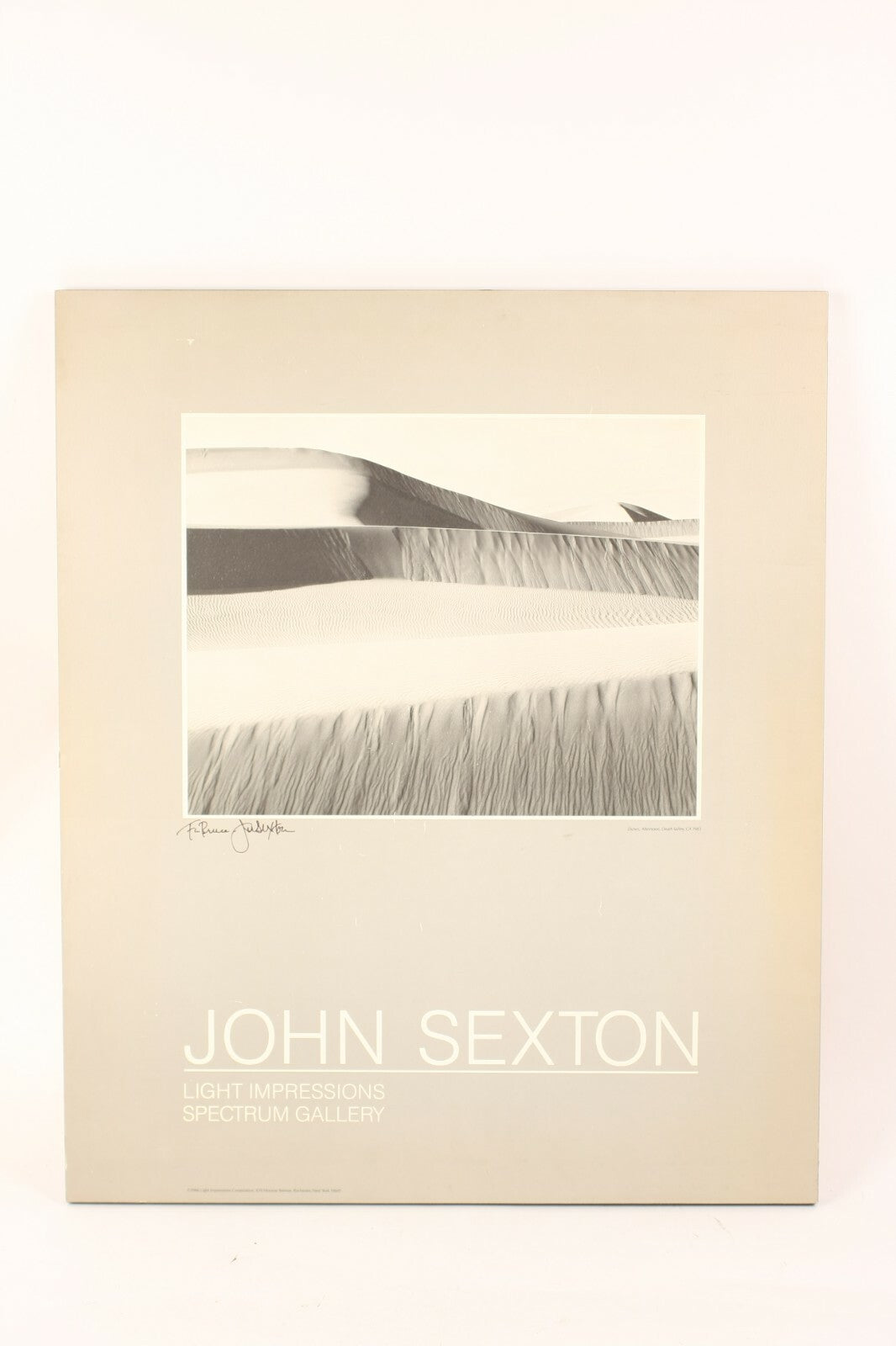 John Sexton Light Impressions Mounted Poster - Signed