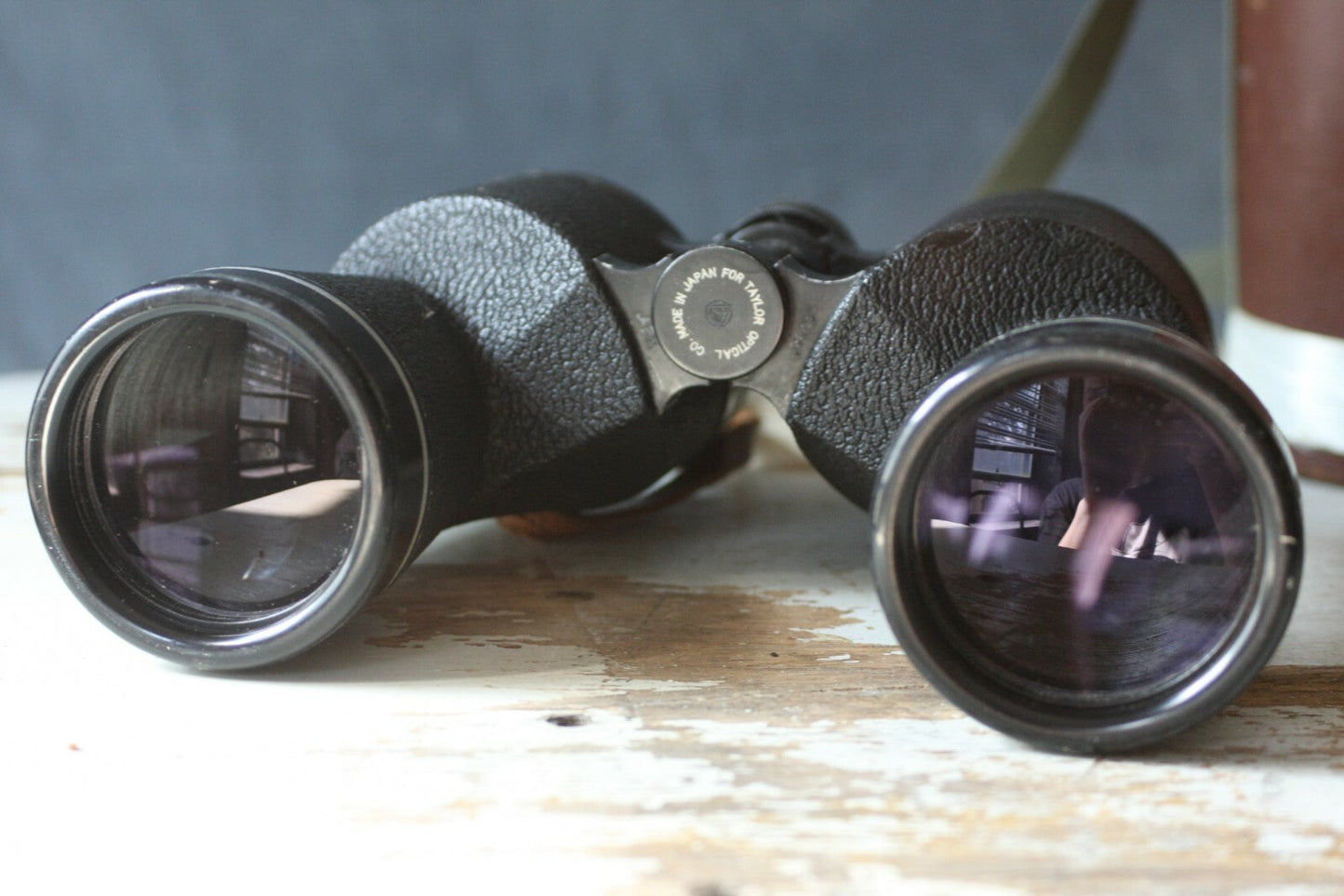 Taylor Opt Co Mark II 7X50 Binoculars with Leather Case