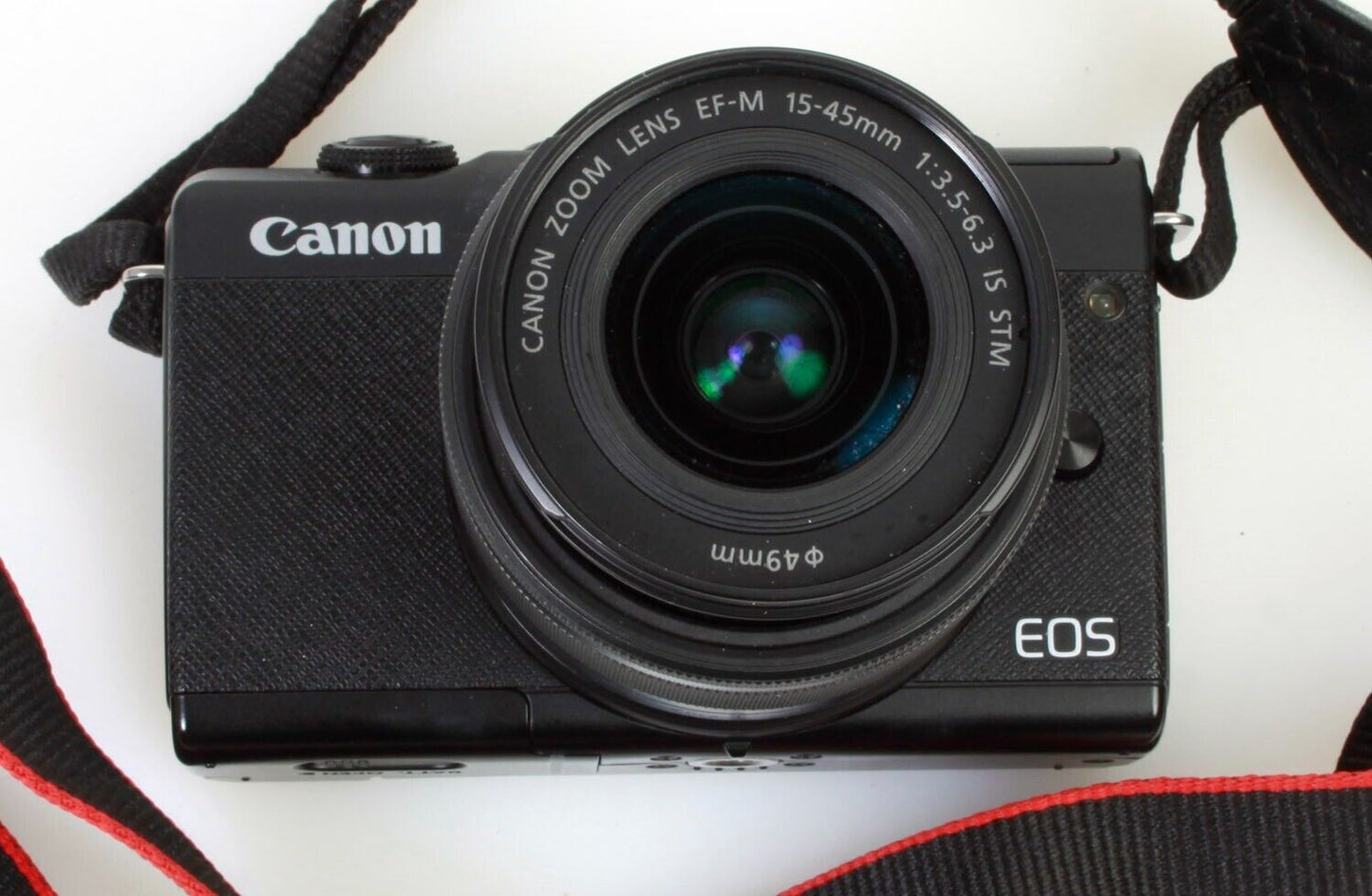 Canon EOS M200 Mirrorless Camera w/ 15-45mm Lens, Battery, Charger, & Strap