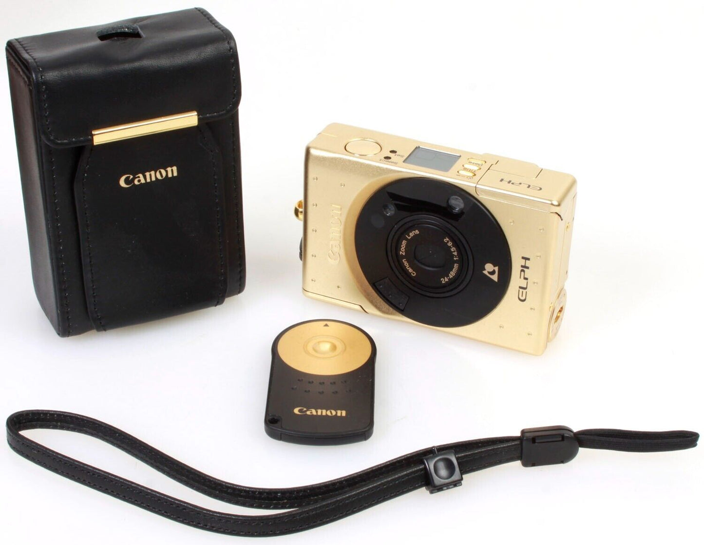 Canon ELPH Limited Edition Gold 60th Anniversary Collector Boxed Camera Set