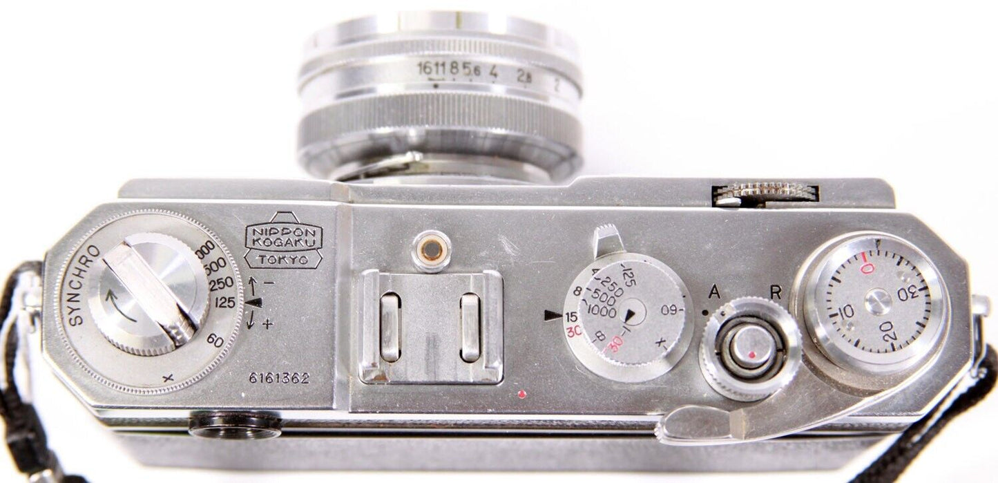 Nikon S2 7 Digit Serial 35mm Camera