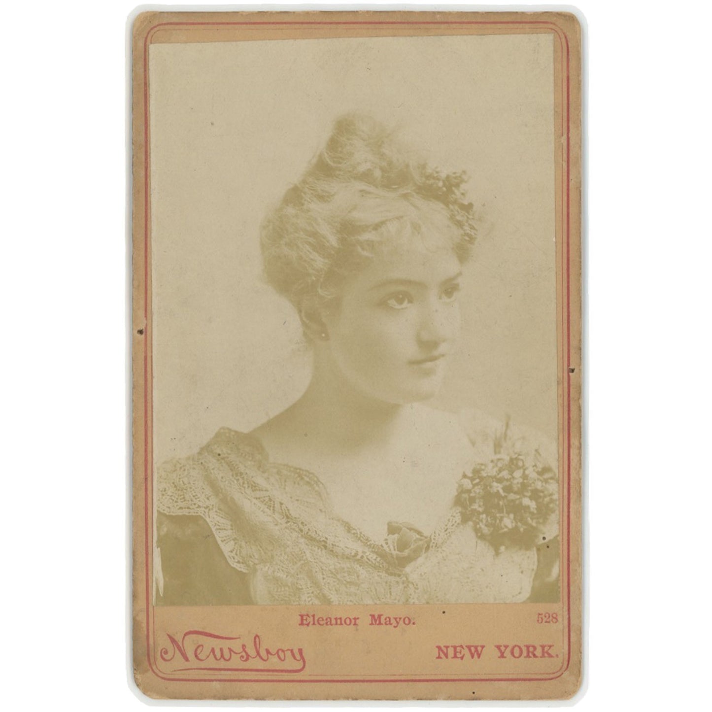 VINTAGE CABINET CARDS (4) - ACTRESS PAULA EDWARDS, ELEANOR MAYO, ISABELLE IRVING