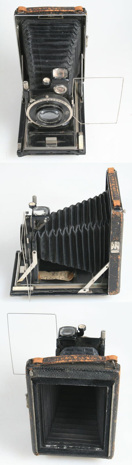 Karvee Folding Camera  w/ 120 film back  (3"1/4 x 4)  and Compur Lens, AS IS
