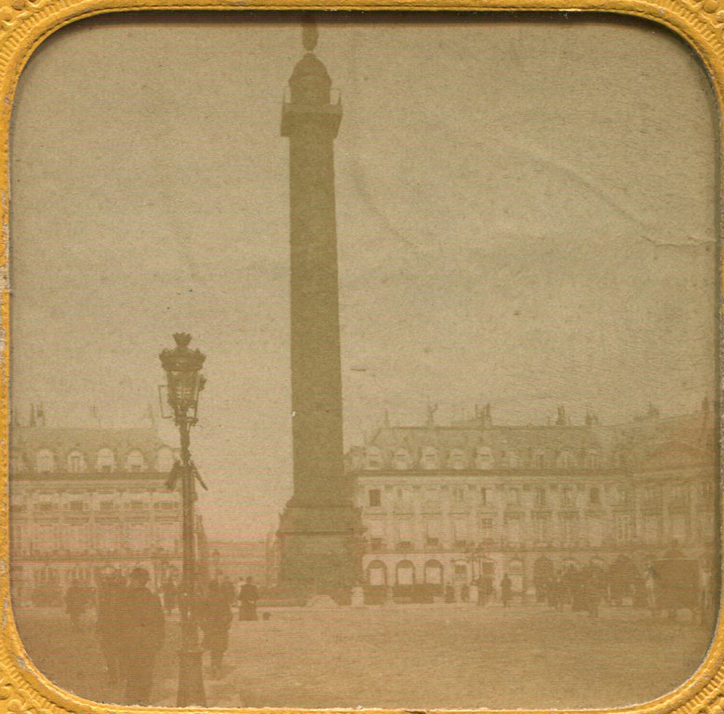COLUMN VENDOME, PARIS. TINTED STEREOVIEW TISSUE.