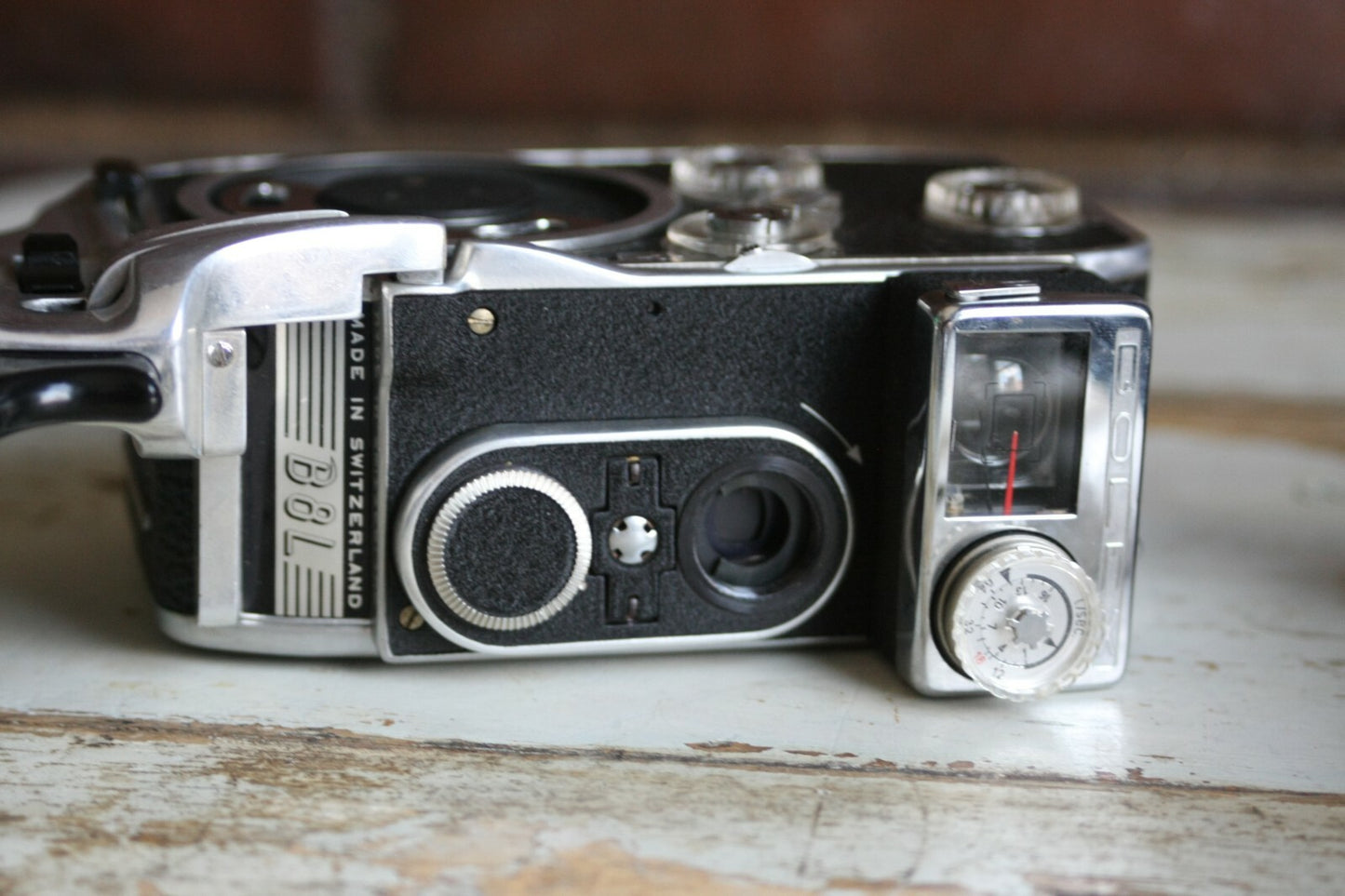Paillard Bolex B-8L 8mm Movie Camera w/ Cine Lens & Pistol Grip