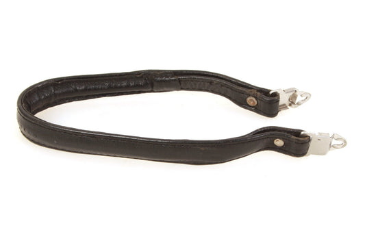 Vintage Hasselblad Padded Leather Wrist Strap - Black, 14in, 5/8in Wide, Used