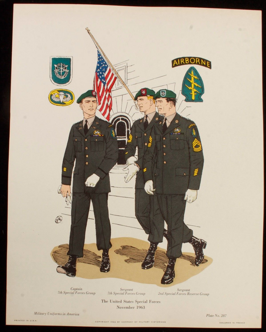 The United States Special Forces Nov 1963 Illustration 11x14