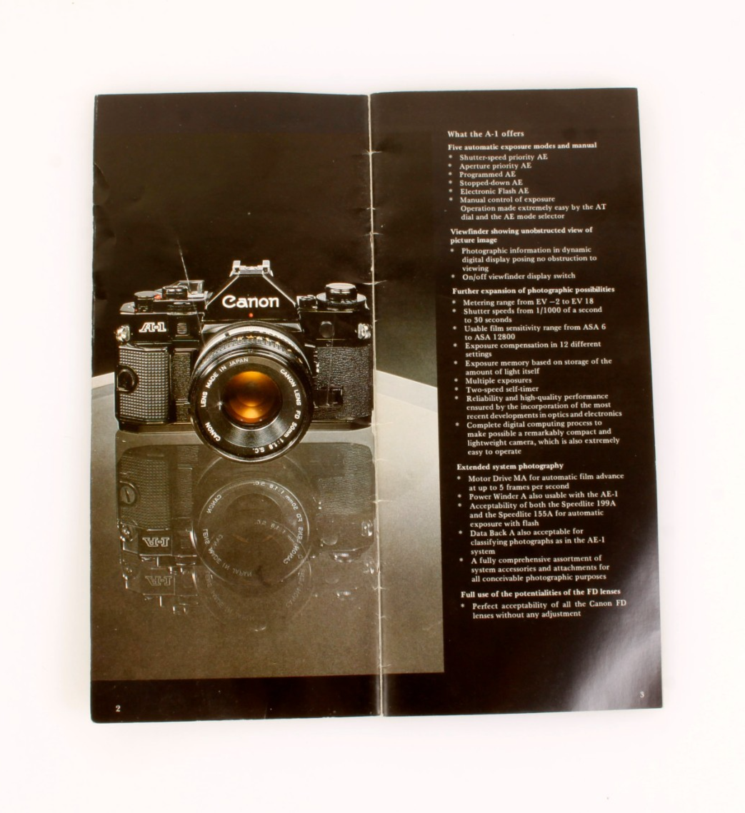 Canon A1 30 Page Booklet