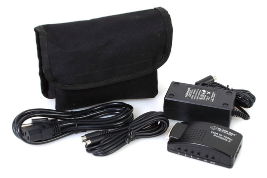 Black Box 724-746-5500 VGA to Video Portable II w/ Cables