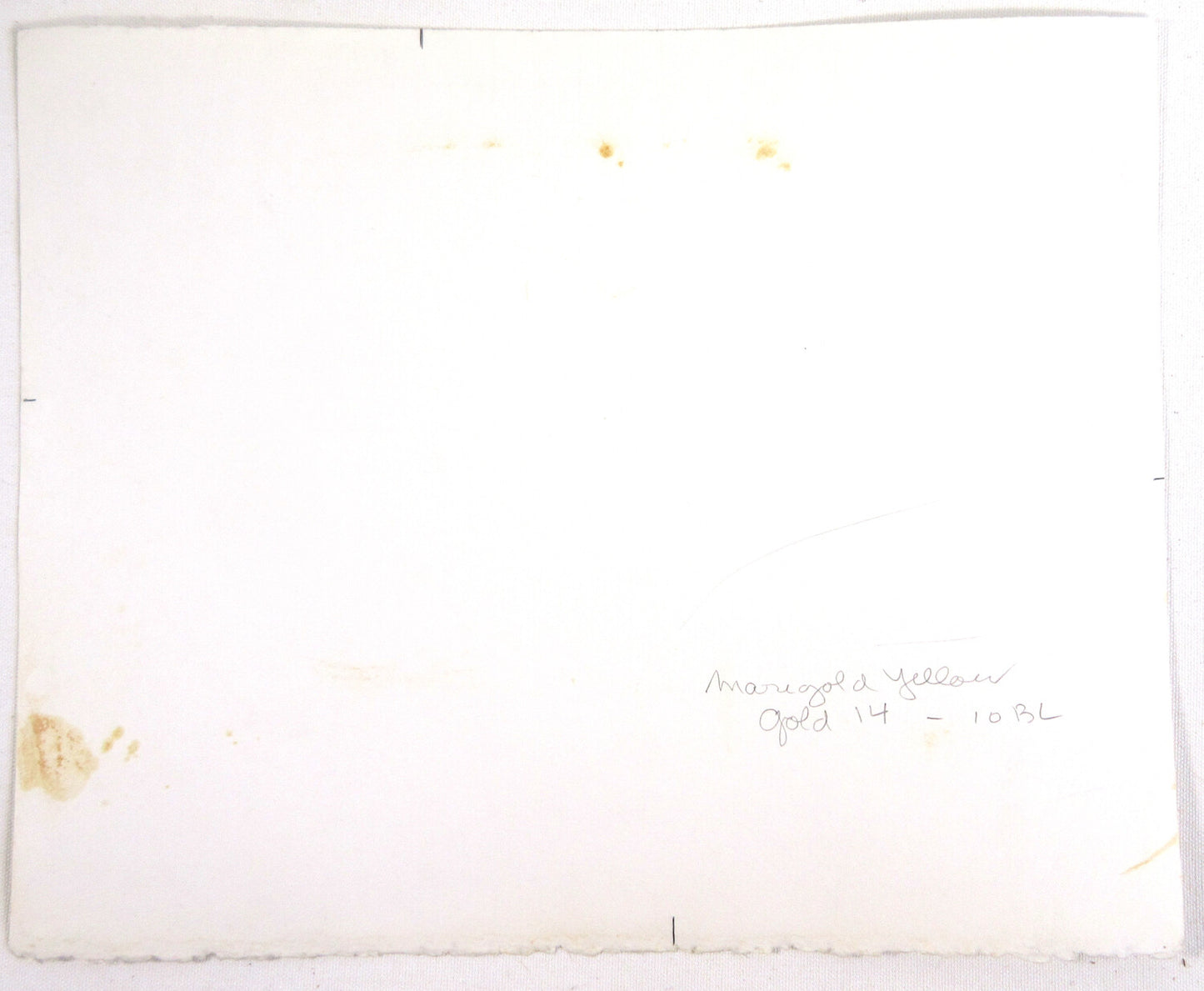 WOMAN IN REPOSE,BY TED JONES. GUM BICHROMATE 11X14 UNMOUNTED,WATERCOLOR PAPER.