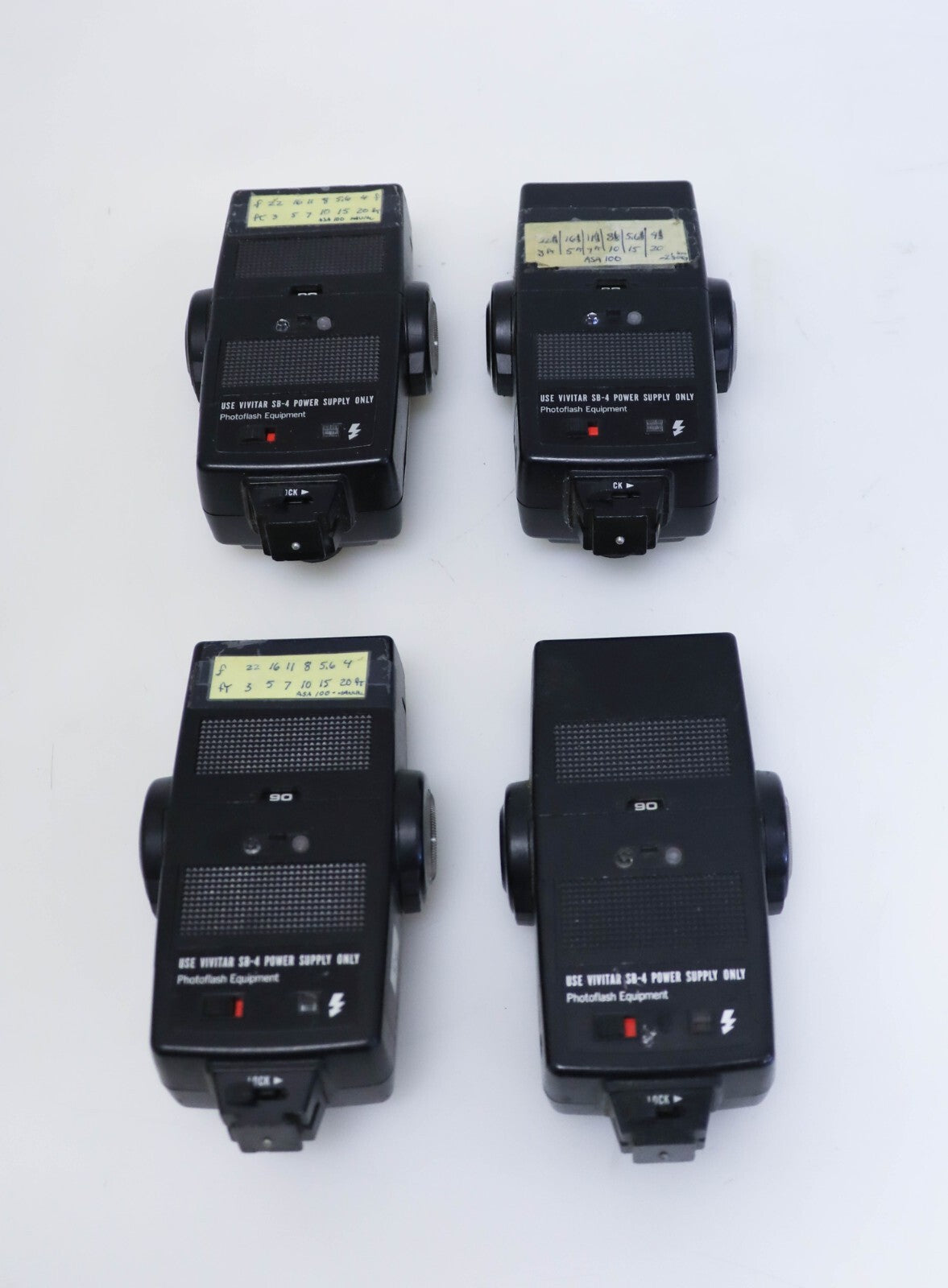 Quantum Battery 1, Chargers, Vivitar 283 Flashes - LOT FOR PARTS