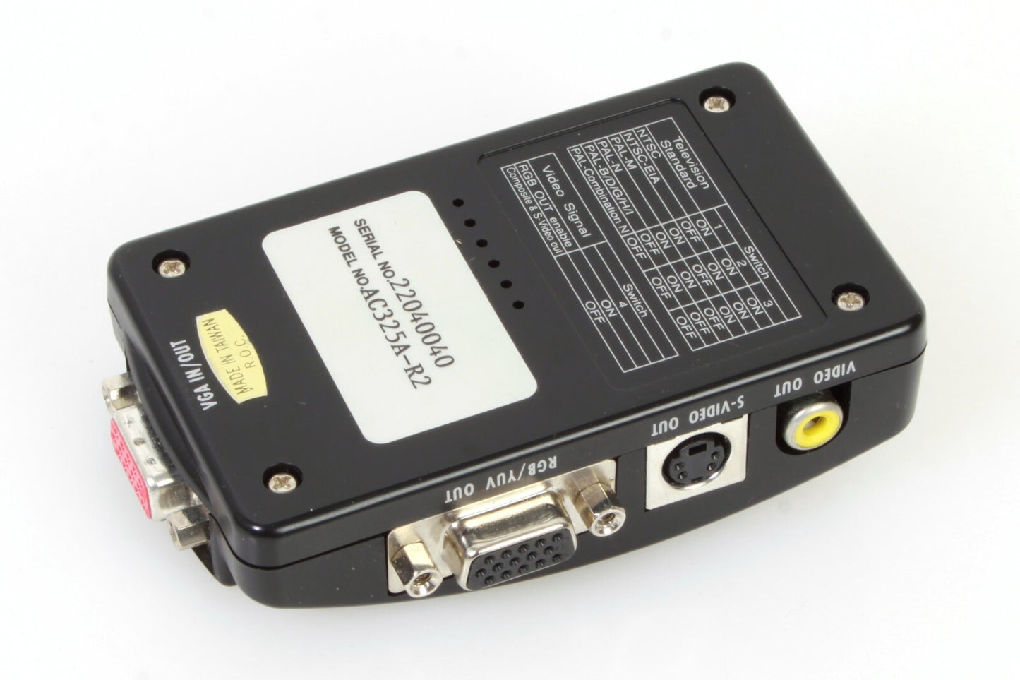 Black Box 724-746-5500 VGA to Video Portable II w/ Cables